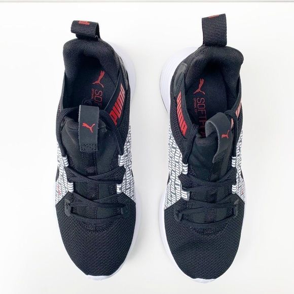 Puma Soft Foam Optimal Comfort Black Sneaker Shoes Size Youth 5.5 / Woman’s 7 - Picture 3 of 14